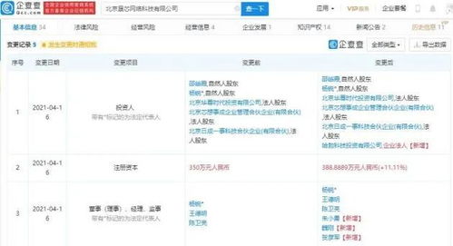 华为关联公司哈勃投资晟芯网络 持股10